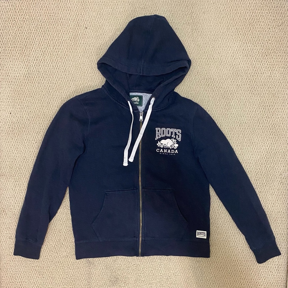 Roots Full Zipped Hoodie Men’s Small